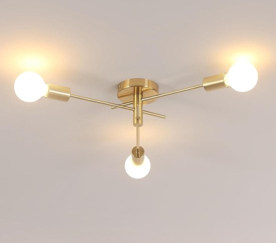 Retro Metalen Kroonluchter Sputnik Industriële Plafondlamp - Moderne