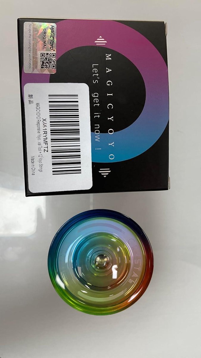 MAGICYOYO V3 Professionnel Ru00e9actif Yoyo Mu00e9tallique Du00e9butants, Longue