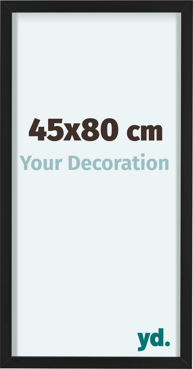 yd. Your Decoration - Fotolijst 45x80 cm - Aluminium - Zwart - Virginia