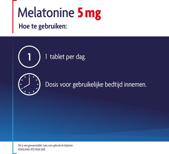 Shiepz Melatonine 5mg - 1 x 30 tabletten
