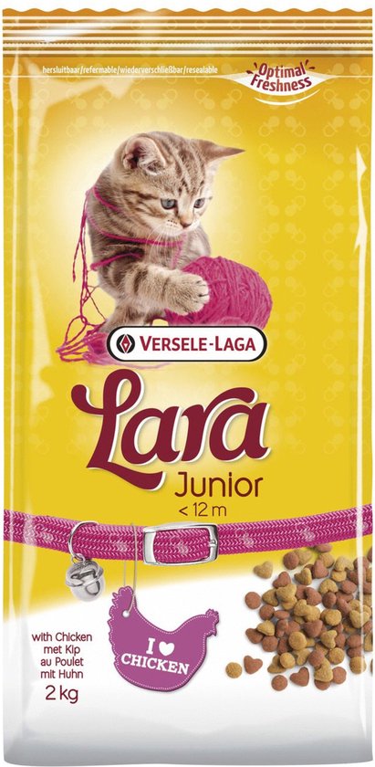 Lara Junior Kip - Kattenvoer - 2 kg