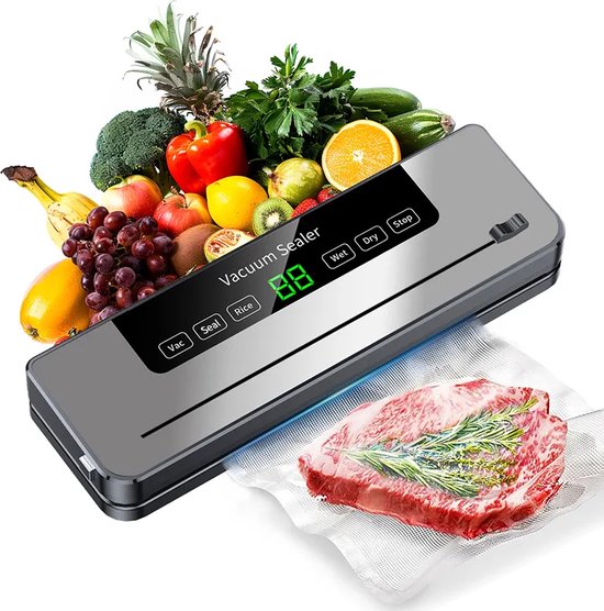 Foto: Vacumeermachine vacu m sealer foodsaver vacu mmachine met slangaansluiting inclusief vacuumzakken