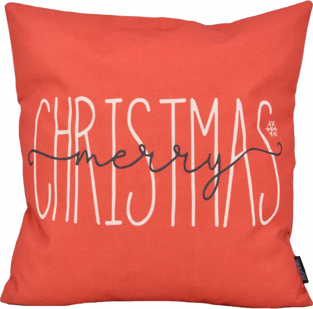 Gek op Kussens! Kerst #1 Kussenhoes | 45 x 45 cm | Katoen/Linnen Rood 45x45