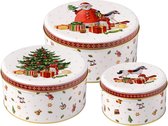 Villeroy & Boch Winter Collage Accessoires de vêtements pour bébé boîte à biscuits 3 pièces