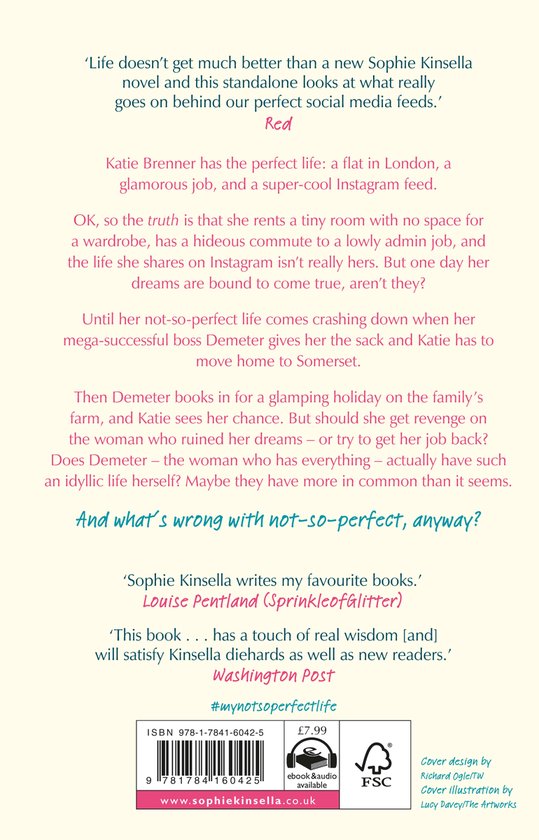 Boek met de titel My Not So Perfect Life, recensies en ISBN.
