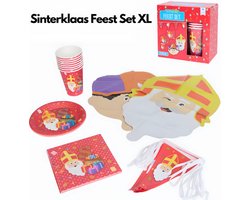 Sinterklaas Decoratie - Sinterklaas Pakjesavond - Sinterklaas Vlaggetjes - Sinterklaas Bekertjes - Sinterklaas Bordjes - Sinterklaas Servetten - Sinterklaas Versiering - Schoencadeautjes - 5 December