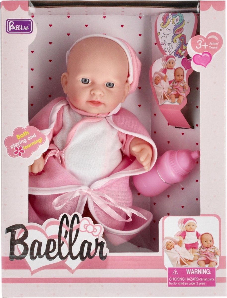 Babypop Baellar, Babypop, Pop, Cadeau, Speelpop, Speelgoed, Meisjes,