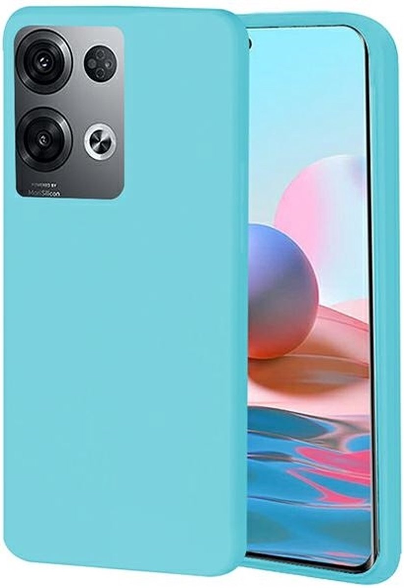 Beline Candy Oppo Reno 8 Pro hoesje blauw/blauw