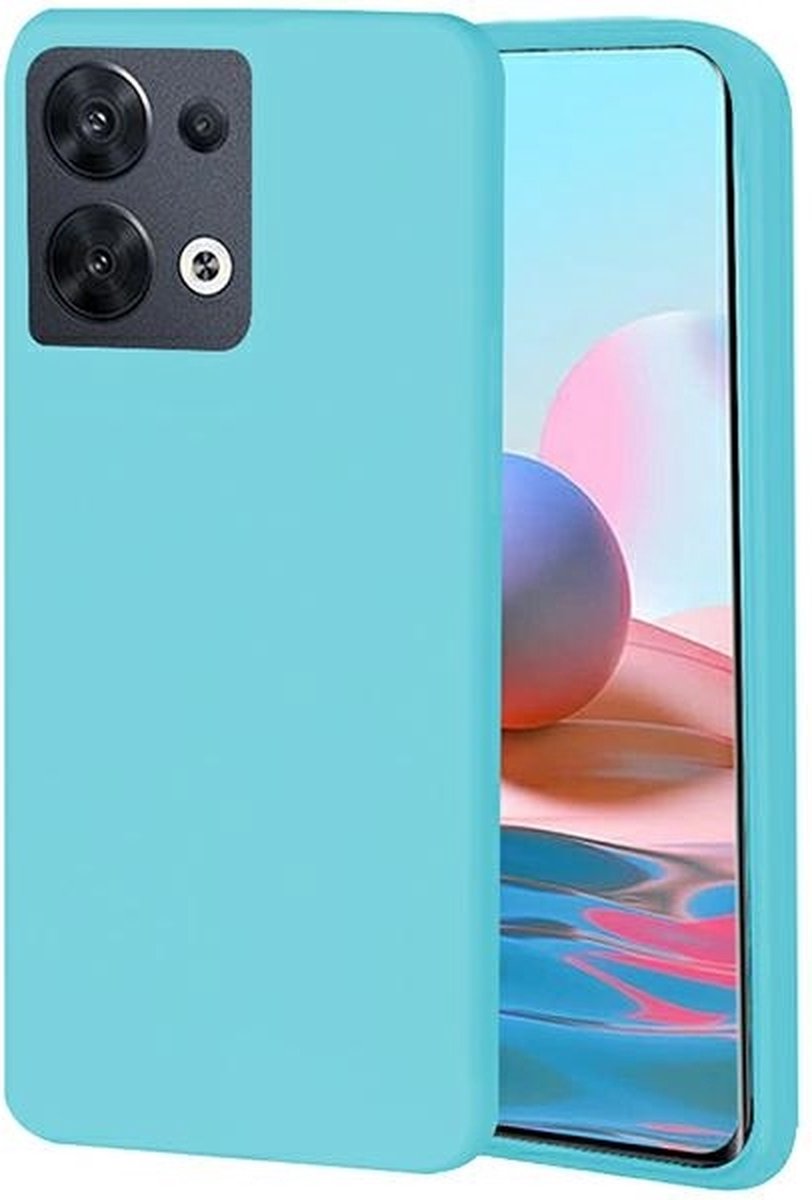 Beline Candy Case voor Oppo Reno 8 blauw/blauw