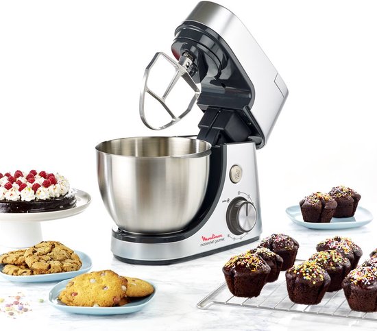 Moulinex QA519D keukenmachine 1100 W 4,6 l Zilver van Moulinex — afbeelding 3