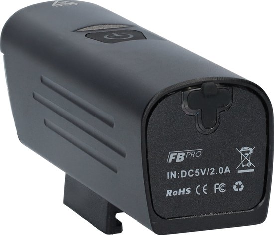 Fietslamp LED - Fietslicht - Bikelight - Voorlicht voor fietsen - Fiets lamp - 1300 Lumen - Fietslampje met Oplader - Met standaard - Oplaadbaar - Zwart — afbeelding 2