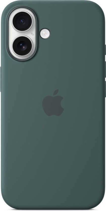 Apple iPhone 16 Lake Green - Smartphonehoesje - Siliconen behuizing - Met MagSafe - Groen