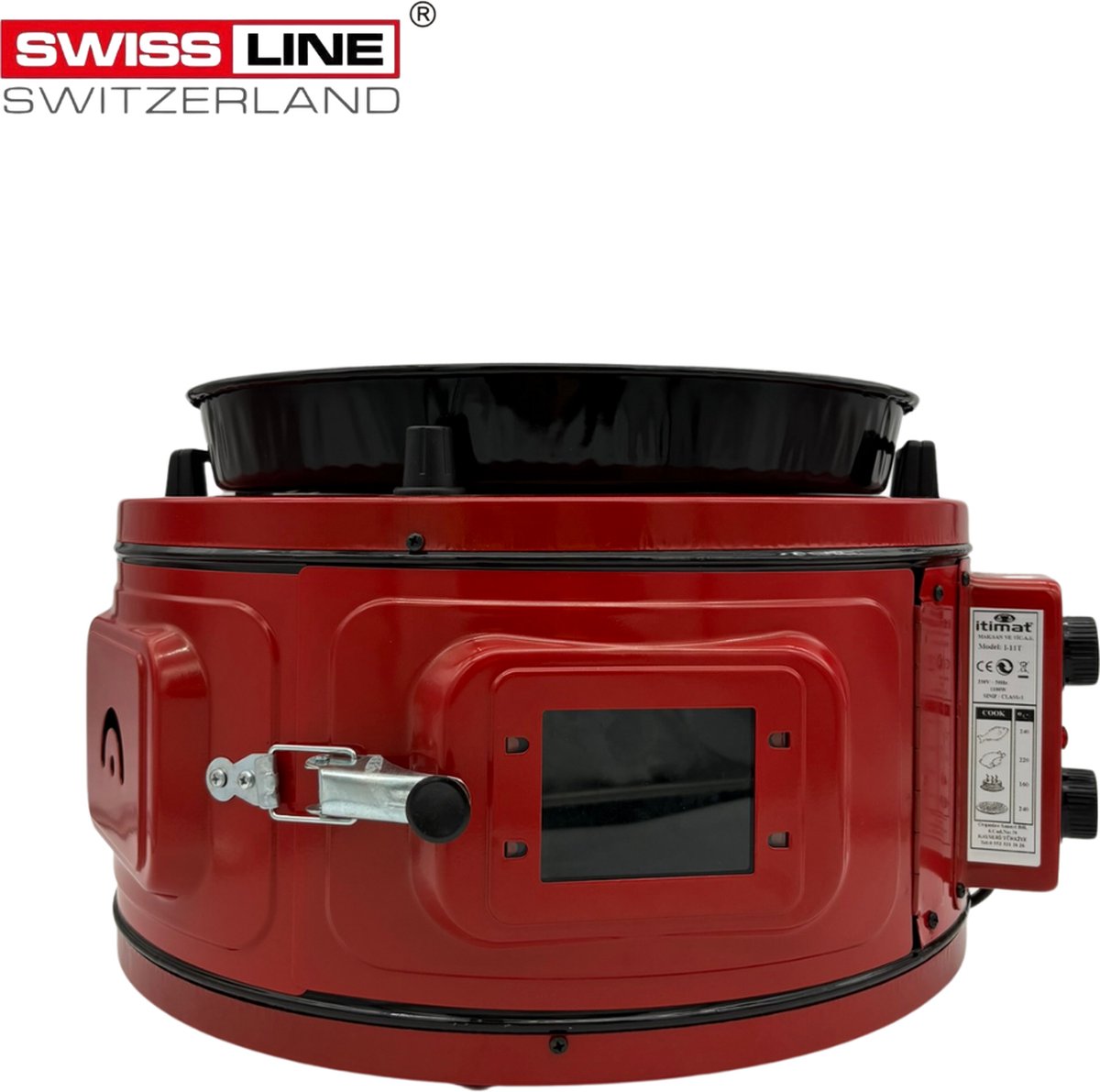 Itimat Teffo Elektrische Oven Vrijstaand 50CM Zwart