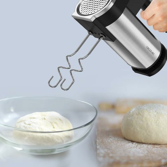 Cecotec PowerTwist 500 Handmixer 500 W Zwart, Roestvrijstaal van Cecotec — afbeelding 3