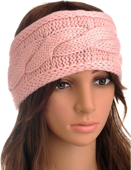 LATRAT 3 stuks hoofdband voor meisjes, winter, gehaakte LATRAT 3 stuks hoofdband voor meisjes, winter, gehaakte