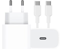 ThunderGold USB C Adapter + USB C Kabel - USB C Oplader - Adapter USB C - Oplader USB C - USB C Lader - Snellader USB C - USBC lader - Universeel