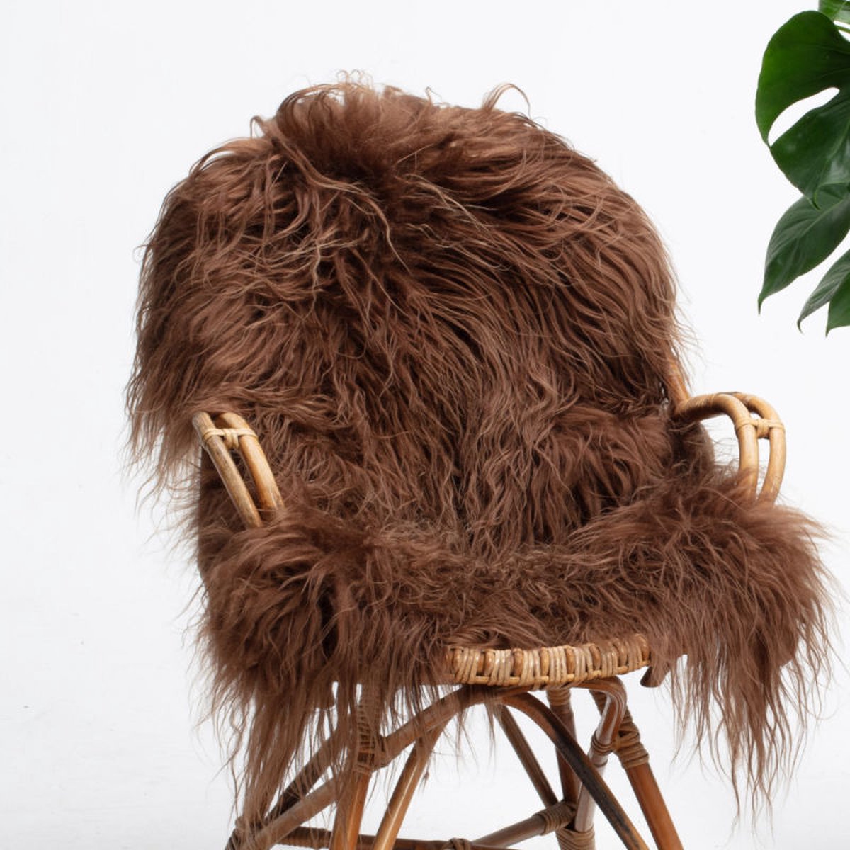 SHEEPY® | Schapenvacht | Ruby (Bruin) L (105-110cm) - Sheepy.cc