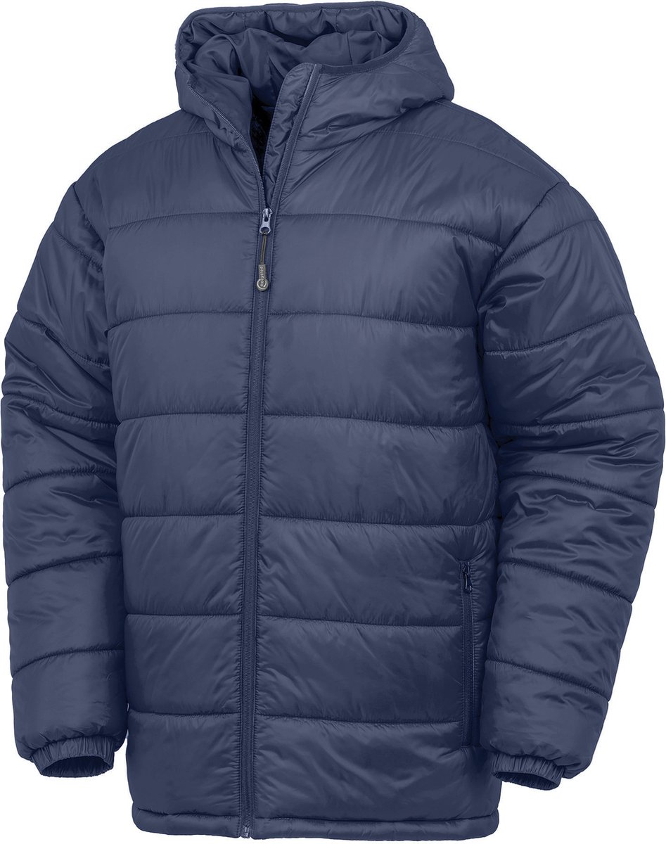 Result Recycled Hooded Padded Parka RT910 Blauw