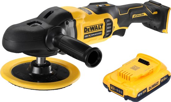 Polisseuse excentrique sans fil DeWalt DCM 849 N 18 V 180 mm sans balais + 1x batterie 0 Ah - sans chargeur