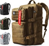 Bol.com 28L & 40L Tactische Rugzak voor Heren en Dames - Werk Rugzak - Militaire Leger Rugzak - Reizen Werk School Sport en Bush... aanbieding