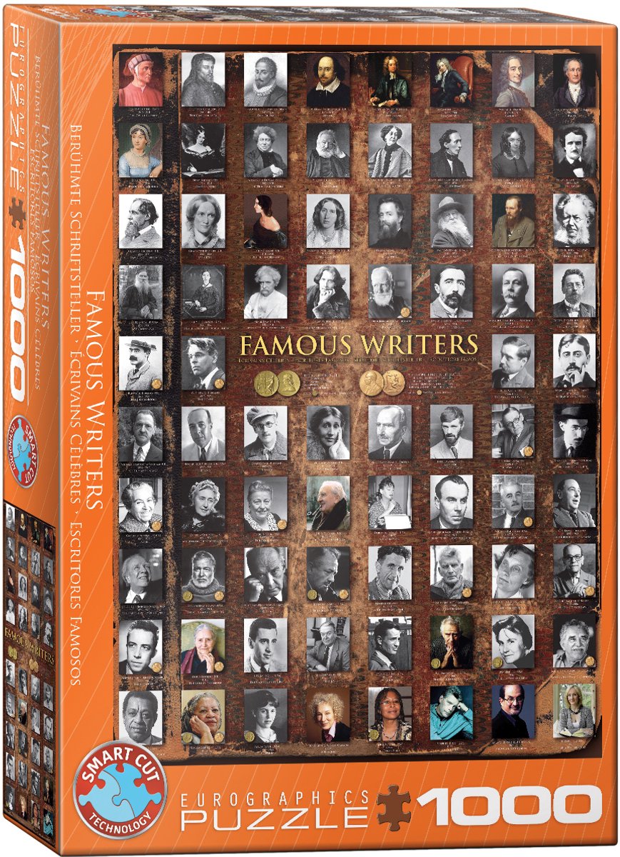 Famous Writers Puzzel (1000 stukjes)