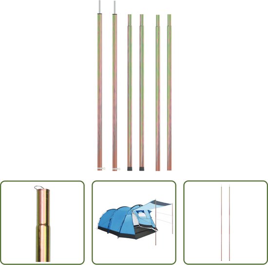 Foto: The living store telescopische tentpaal staal verstelbaar 170 255 cm