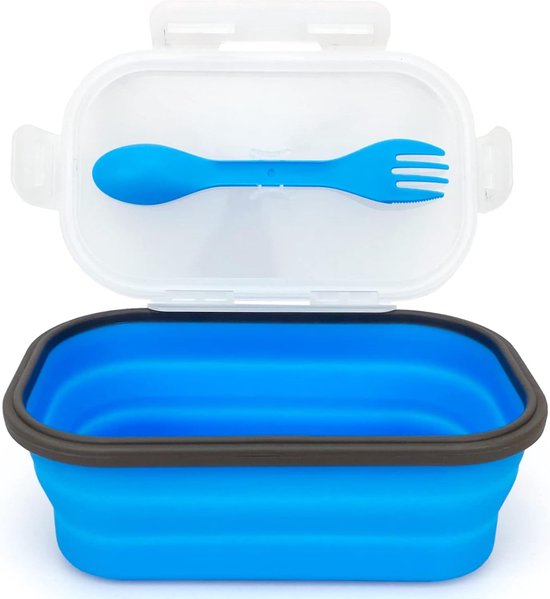PandaEar 3 Pack Siliconen Bento Box Voedselcontainer met Deksel