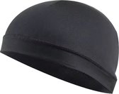 Helmmuts - Fietsmuts - Helmmuts - Mutsje - Zwart - One size - Sneldrogend - Ventilerend.