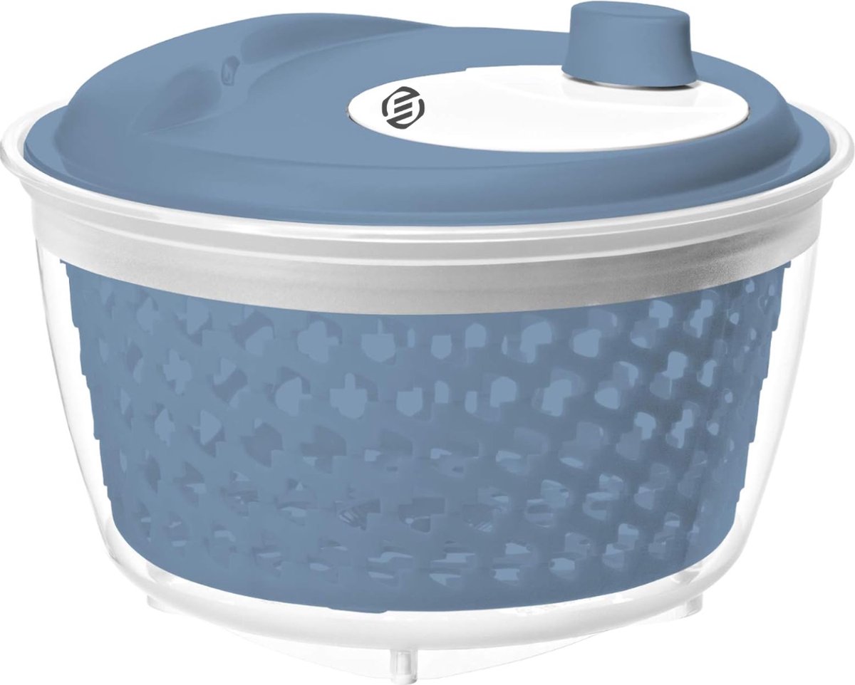 Equivera Slazwierder- Salad spinner - Slacentrifuge - Saladspinner - Sla Centrifuge - Saladecentrifuge - Sladroger - Must Have Voor In De Keuken