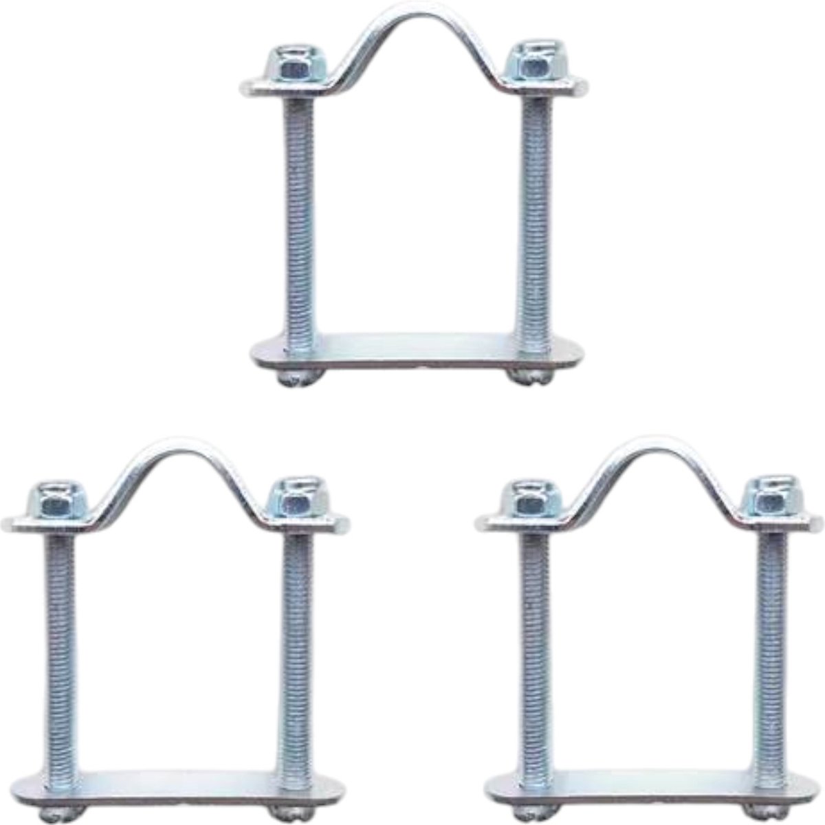 Basil Crate Mounting Set - Bevestigingsset voor Basil Rotan Manden - RVS