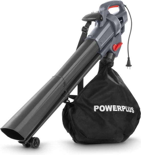 Foto: Powerplus elektrische bladblazer poweg9014 3300 w elektrische bladblazer maximale luchtsnelheid 270 km h tuingereedschap