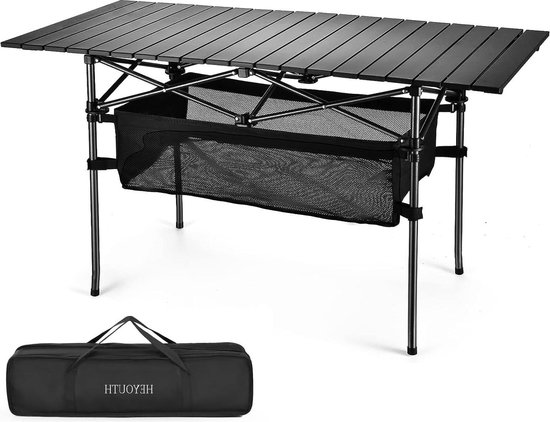 COSTWAY Campingtafel, in hoogte verstelbaar, tuintafel