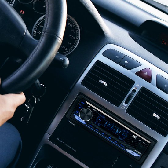 Caliber Autoradio - Autoradio met Bluetooth - dab+ - 4 x 100W - 1 din Autoradio - Handsfree bellen - Multicolour Display - usb Oplaadpoort
