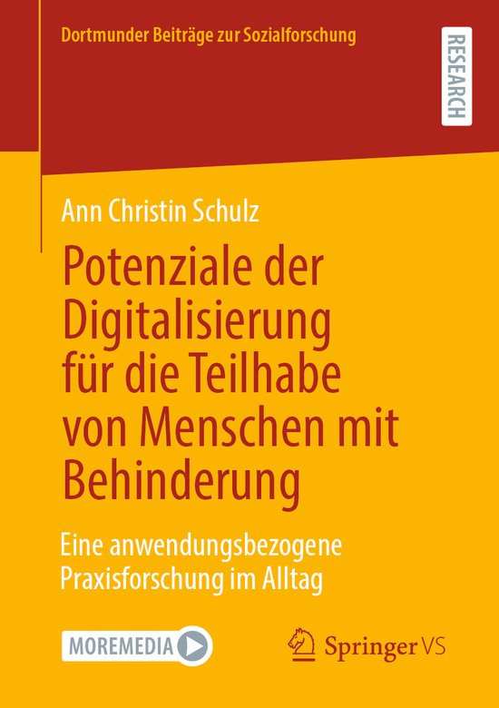 Dortmunder Beiträge zur Sozialforschung- Potenziale der Digitalisierung für die Teilhabe von Menschen mit Behinderung