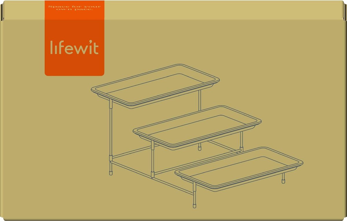 3 Lagen Dienblad Voor Feestspullenn, 30x17cm Plastic Planken Voor Het Serveren Van Eten Witte Herbruikbare Dienbladen Met Zwart Metalen Displaystandaard Voor Groente Fruit Koekjes Dessert