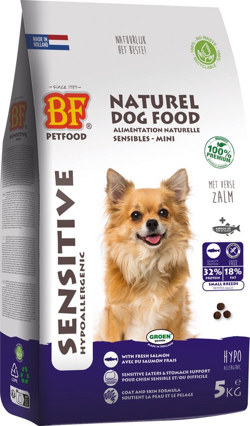 BF Petfood Small Breed Sensitive Hondenvoer 5 kg