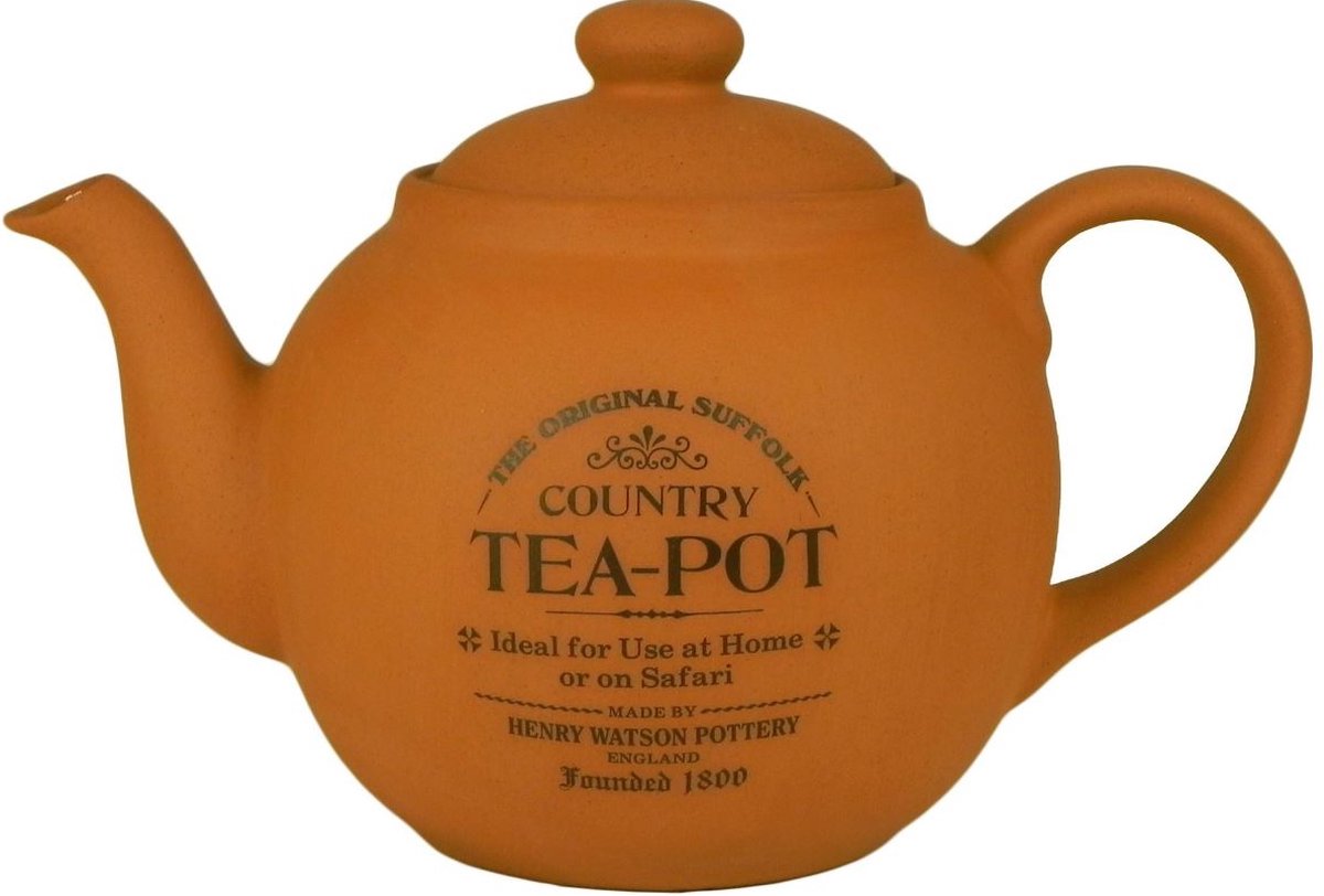 Watson's Henry watson Pottery Vintage theepot terracotta collectors item