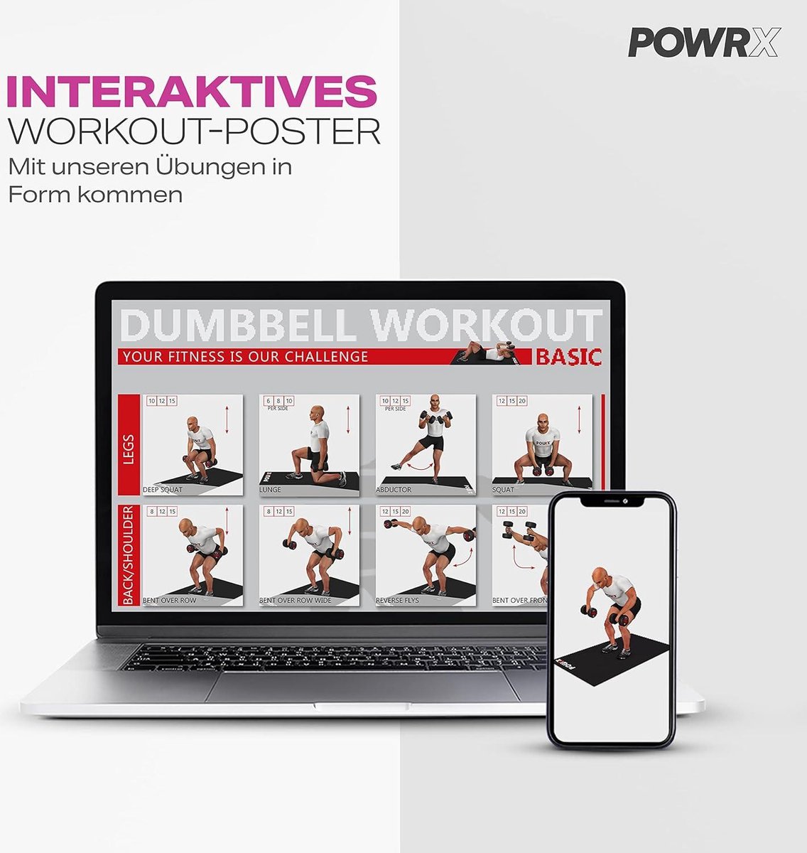 Vinyl Dumbbells Halter set voor fitness en gymnastiek - Aerobic Pilates 05 kg - 10 kg gewichten voor mannen en vrouwen - Home gym set voor thuis of in het sport studio - Dumbbell set in verschillende kleuren – foto 2