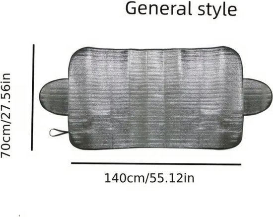 Bovista Couverture Antigel Voiture - Couvre pare-brise - Housses de Pare-Brise Antigel - Couverture Pare-Brise-Couverture Anti Glace - Couverture Neige - Protection solaire - Pare-Soleil - SUV