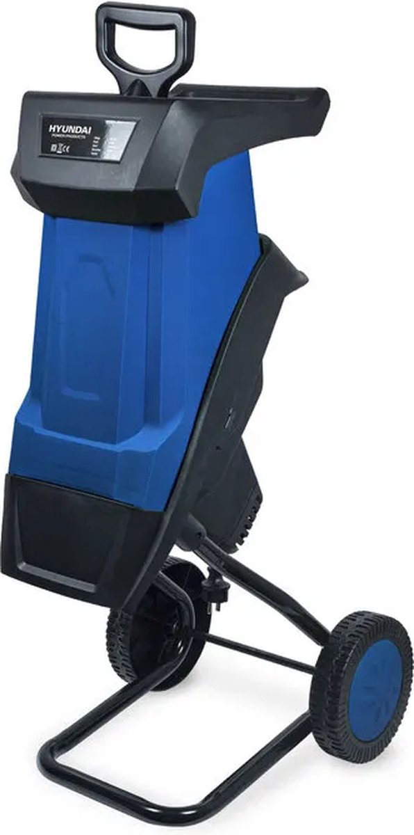 Bol.com Hyundai Elektrische Hakselaar/Shredder 2500 Watt [57388] – Voor takken tot Ø40mm – Incl. 45L opvangzak & duwstok aanbieding