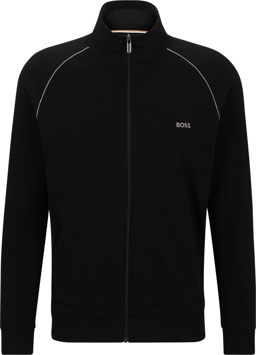 Boss Mix&Match Sweatvest Heren Zwart