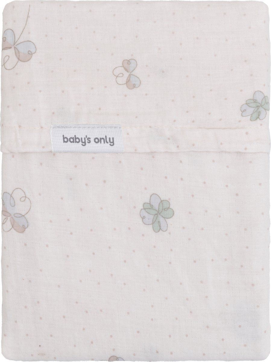 Baby's Only Wieglaken Tender - Wieg laken katoen - Baby laken - Hydrofiele laken - Clover - 80x100 cm - Gemaakt van 100% prewashed katoen
