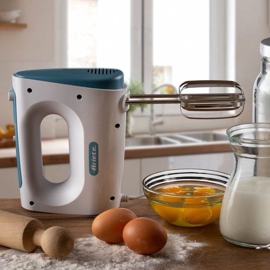 Ariete 1545/01 Handmixer 450 W Blauwgroen, Wit van Ariete — afbeelding 3