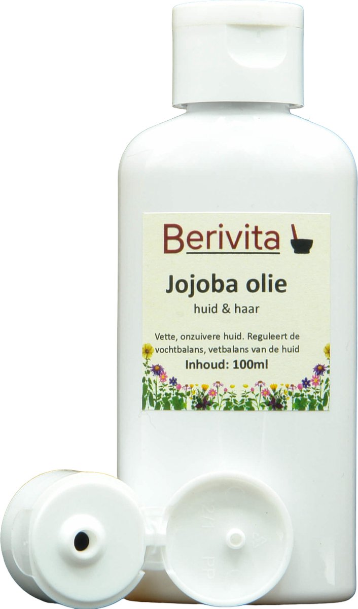 Goedkoopste Jojoba Olie Puur 100ml - Koudgeperste en Onbewerkte Jojoba Oil - Huidolie en Haarolie