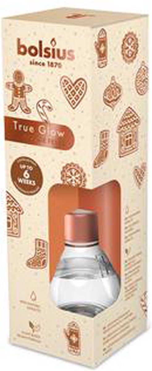 Bolsius - True Glow - Geurstokjes - 60 ml - Cookie Fever
