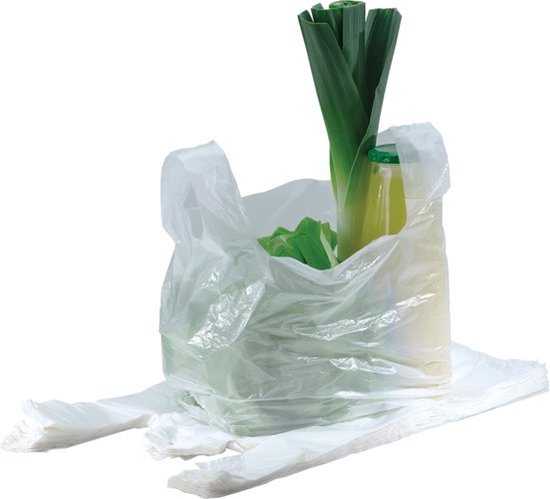 Hemddraagtassen bioplastic - Natural Bag