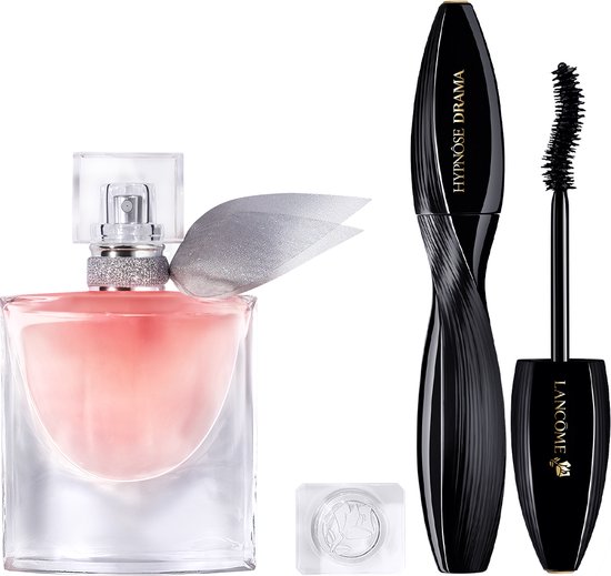 Lancôme La Vie est Belle Eau de Parfum Navulbare Flacon (30ml) & Hypnose Mascara Zwart – Luxueuze Dames Set - 32 ml