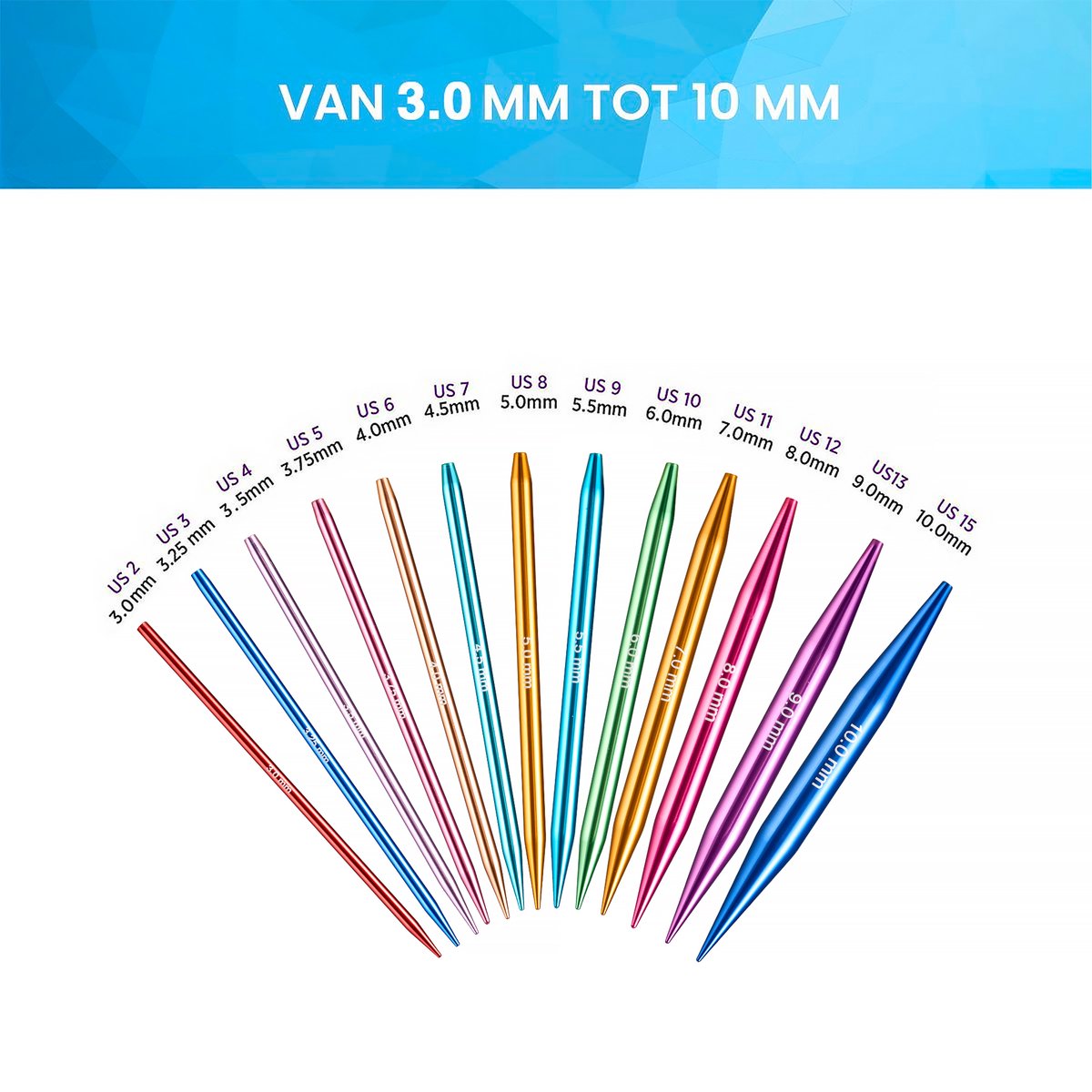 Ergonomische breinaalden kopen? Bekijk ruim aanbod bij Happy Crafts