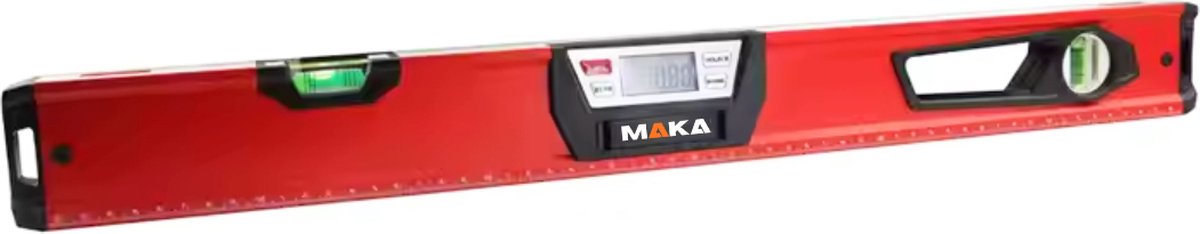 MAKA Digitale Waterpas - 600mm - Magnetisch - Incl. Batterij - Met geluidsignalen