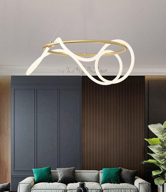 Moderne Eenvoudige Led Eettafel Hanglamp Eetkamer Hanglamp In hoogte verstelbare kroonluchter voor woonkamer - Nordisch -Led - 2300K